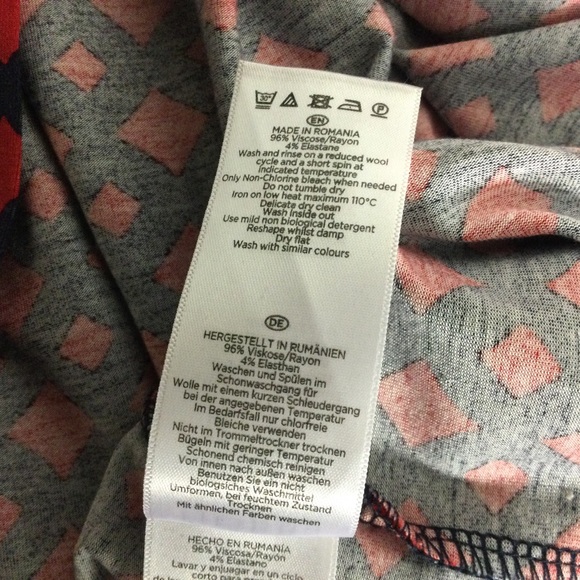 Hobbs Deliah Geo Print Wrap Dress Size 6 Women Long Sleeve Viscose Blend - Picture 10 of 15